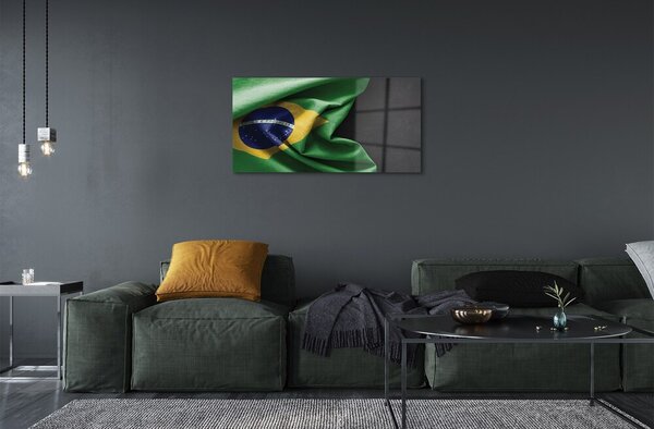 Tablouri pe sticlă pavilion din Brazilia