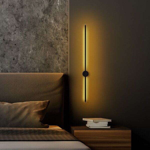 Aplică de perete neagră LED Sword – Opviq lights