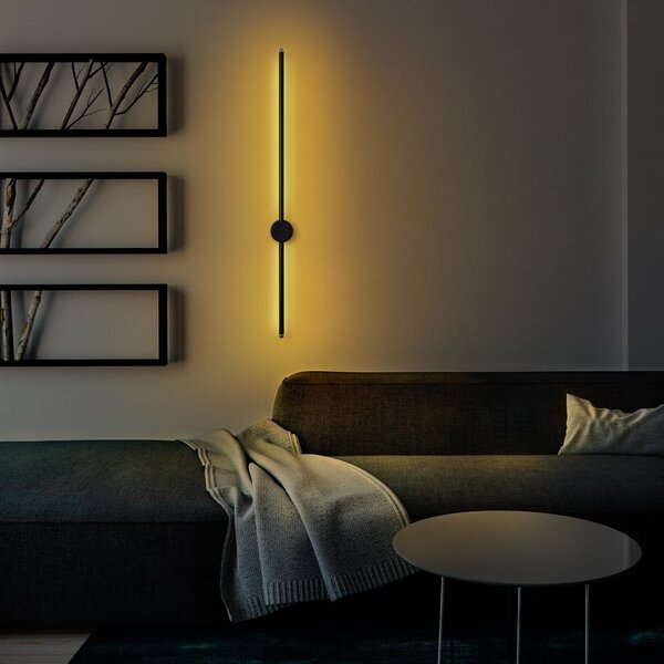 Aplică de perete neagră LED Sword – Opviq lights