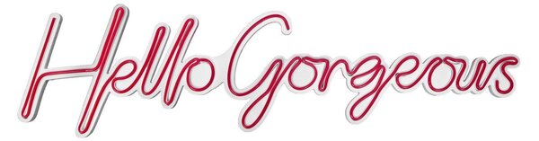 Aplica de Perete Neon Hello Gorgeous, 74x17 cm