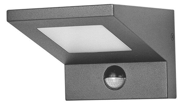 Lucande - Levvon LED Aplica de Exterior w/Sensor Graphite