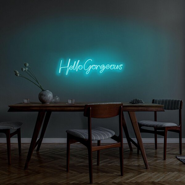 Aplica de Perete Neon Hello Gorgeous, 74x17 cm