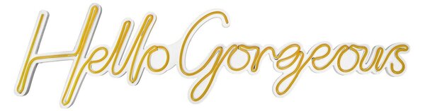 Aplica de Perete Neon Hello Gorgeous, 74x17 cm