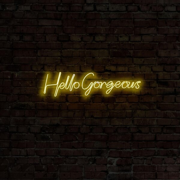 Aplica de Perete Neon Hello Gorgeous, 74x17 cm