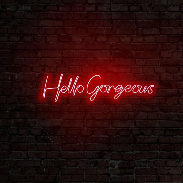 Aplica de Perete Neon Hello Gorgeous, 74x17 cm