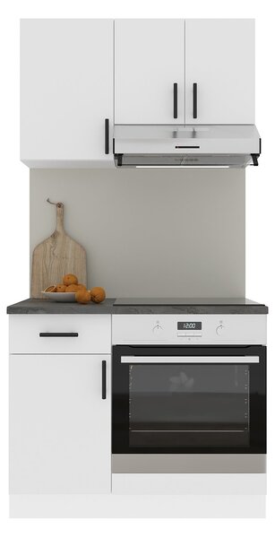 Set haaus V1, Alb, Blat Thermo 28 mm, L 100 cm