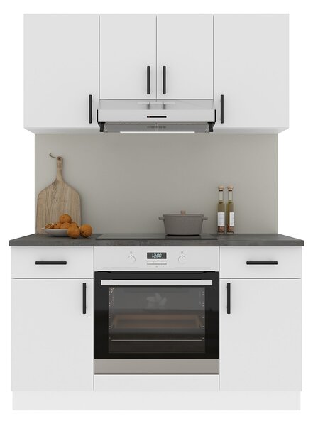 Set haaus V5, Alb, Blat Thermo 28 mm, L 140 cm