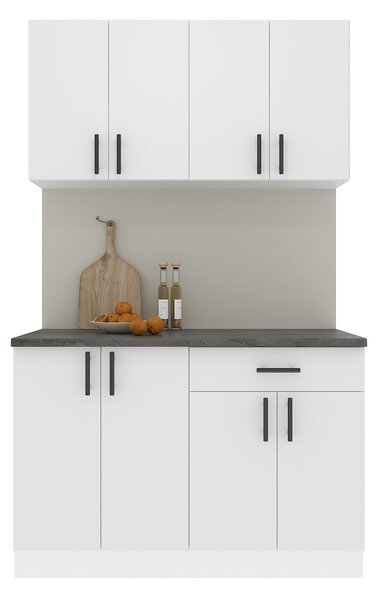 Corp haaus Karo, 2 Usi, Alb, 60 x 30 x 60 cm