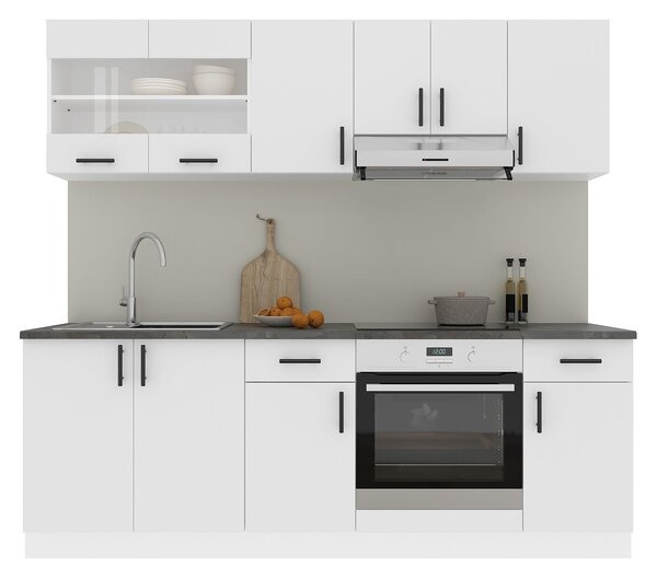 Set haaus V13, Alb, Blat Thermo 28 mm, L 220 cm