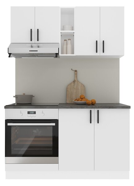 Set haaus V4, Alb, Blat Thermo 28 mm, L 140 cm