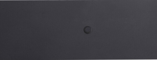 Lampă de perete modernă neagră cu 2 lumini, inclusiv LED cu iluminare de fundal și USB-C - Longly