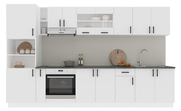 Set haaus V33, Alb, Blat Thermo 28 mm, L 340 cm