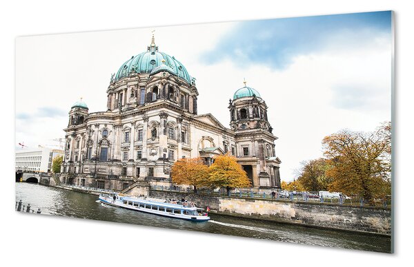 Tablouri pe sticlă Germania Berlin River Cathedral