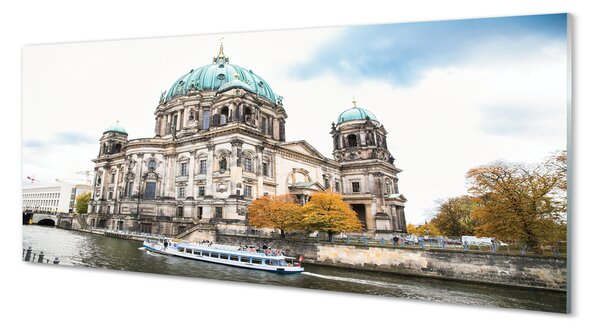 Tablouri pe sticlă Germania Berlin River Cathedral