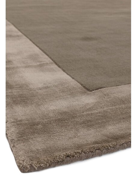 Covor maro handmade din amestesc de lână 80x150 cm Ascot – Asiatic Carpets