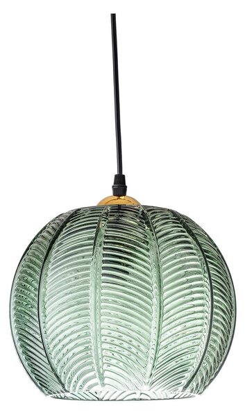Lustră verde cu abajur din sticlă ø 22 cm Adar – Bloomingville