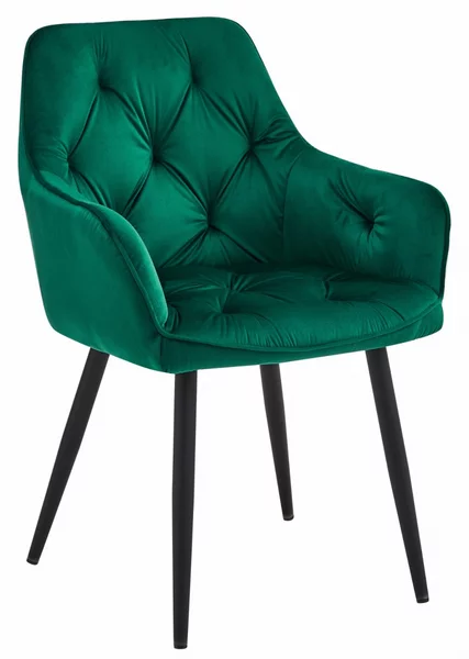 Scaun de masa JORK VELVET, verde inchis
