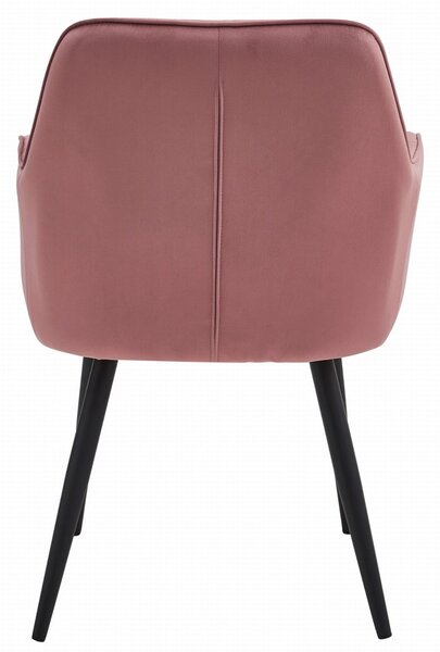Scaun de masa JORK VELVET, roz