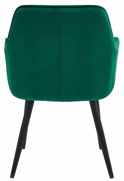 Scaun de masa JORK VELVET, verde inchis