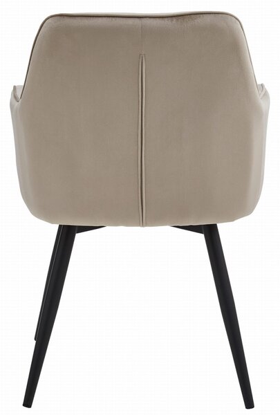 Scaun de masa rotativ JORK360 VELVET, bej