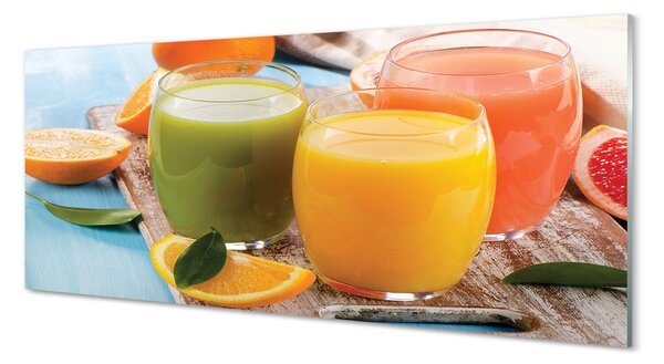 Panouri de sticlă pahare Cocktail-uri colorate