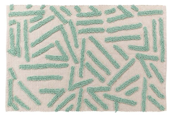 Covor verde mentă-crem lavabil 60x90 cm Athena – douceur d'intérieur