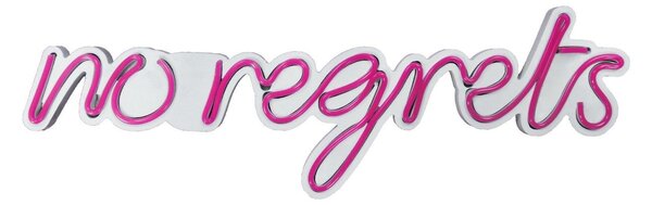 Aplica de Perete Neon No Regrets, 52x16 cm