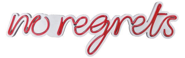 Aplica de Perete Neon No Regrets, 52x16 cm