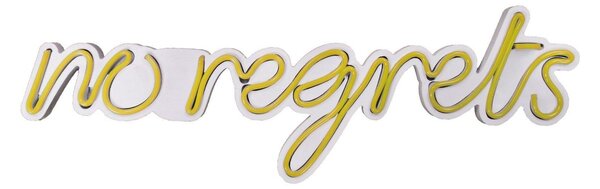 Aplica de Perete Neon No Regrets, 52x16 cm