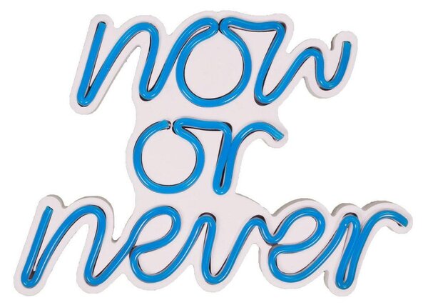 Aplica de Perete Neon Now or Never, 28x22 cm