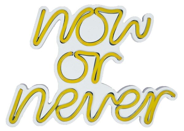 Aplica de Perete Neon Now or Never, 28x22 cm