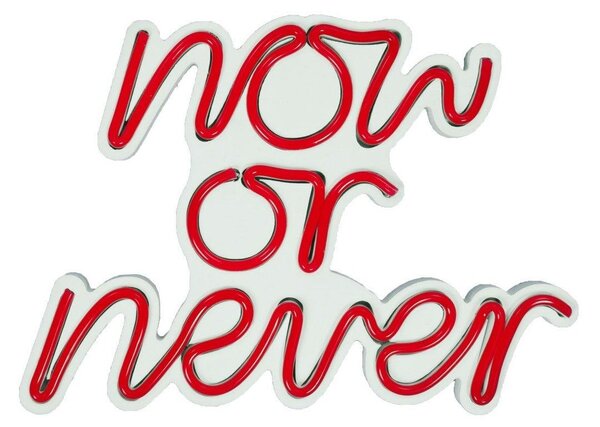 Aplica de Perete Neon Now or Never, 28x22 cm