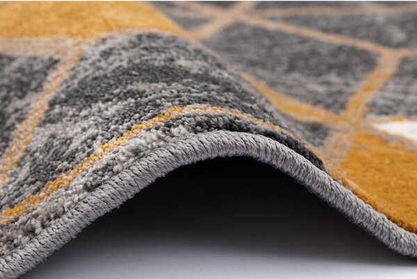 Covor galben ocru-gri 133x190 cm Soft – FD