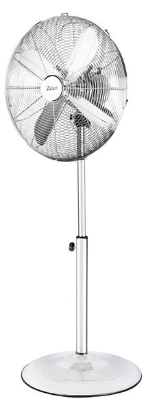 Ventilator inox cu picior ZILAN ZLN1112 - 50W, 3 trepte, inaltime 88-120cm