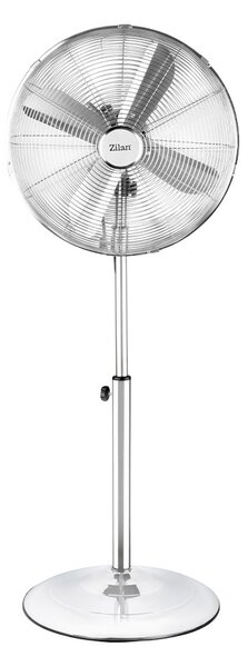 Ventilator inox cu picior ZILAN ZLN1112 - 50W, 3 trepte, inaltime 88-120cm