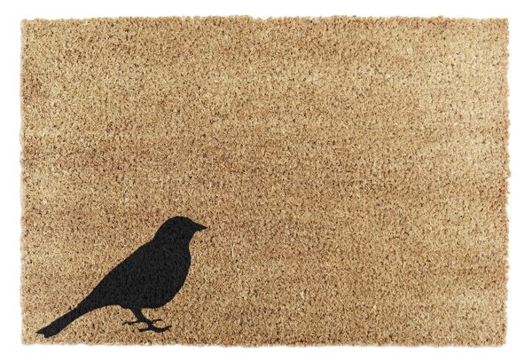 Covoraș de intrare din fibre de nucă de cocos 40x60 cm Bird – Artsy Doormats