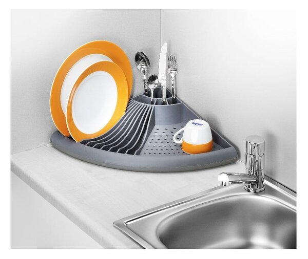 Suport de colț pentru scurs vase Wenko Dish