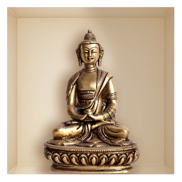 Autocolant cu efect 3D Fanastick Buddha Statue