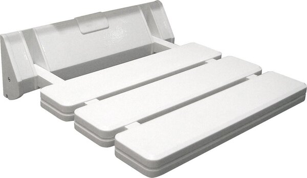 Aqualine Aqualine, Scaun dus 32x33cm, pliabil, alb, AE357