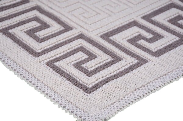 Covor din bumbac Vitaus Versace, 60 x 90 cm, taupe