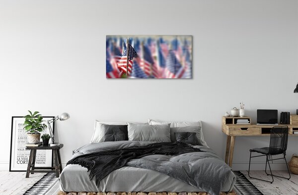 Tablouri pe sticlă Statele Unite ale Americii flag