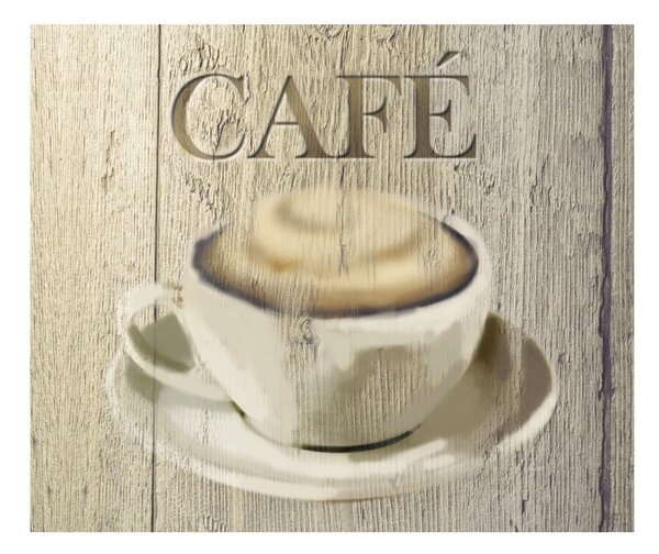 Protecție din sticlă pentru peretele de lângă aragaz Wenko Café, 60 x 50 cm