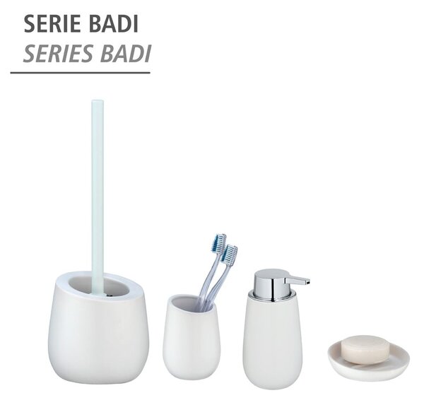 Dozator din ceramică pentru săpun Wenko Badi, alb