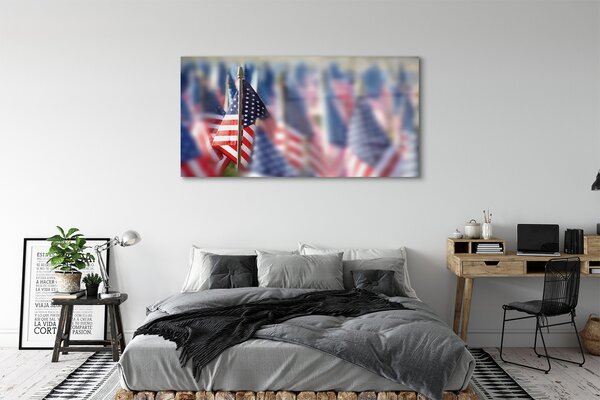 Tablouri pe sticlă Statele Unite ale Americii flag