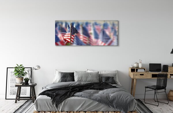 Tablouri pe sticlă Statele Unite ale Americii flag