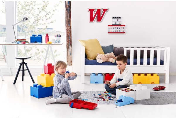Cutie depozitare cu 2 sertare LEGO®, alb - bej