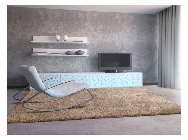 Covor Universal Aqua Liso, 57 x 110 cm, maro deschis