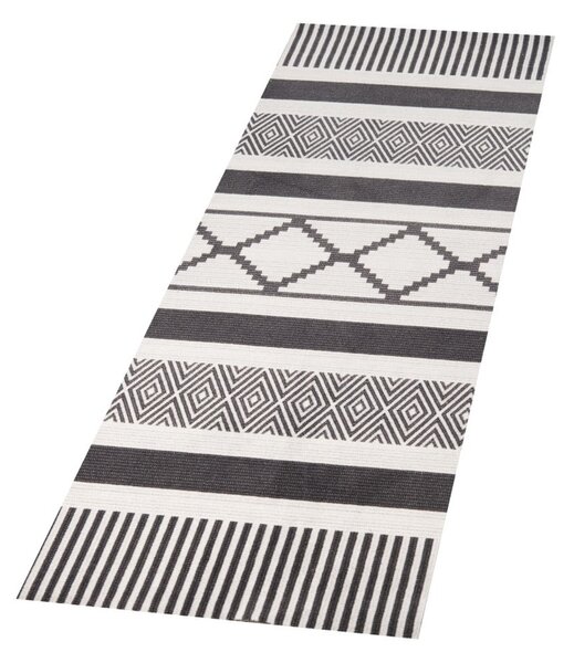 Covor de bucătărie / traversă Zala Living Cook & Clean Urban, 45 x 140 cm, negru-gri
