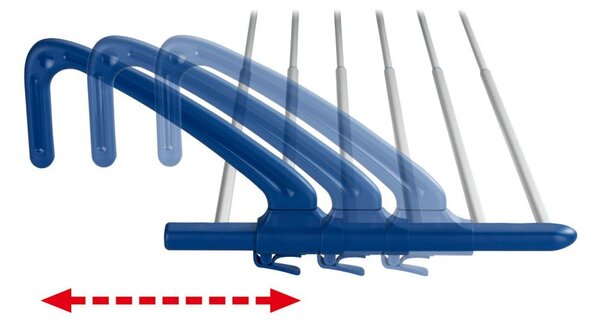 Uscător de rufe telescopic de agățat Wenko Balconies