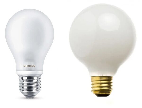Philips - Becuri LED pentru Lampe de Marseille Globe Ø95 + A60 E27
